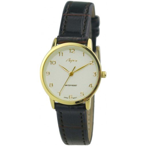 Montre pour femme, bracelet de cuir
