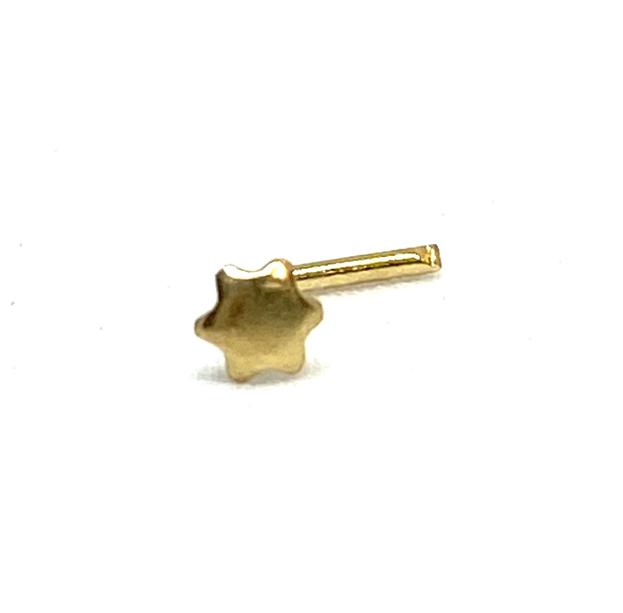 Pine de nez en or 14K, étoile