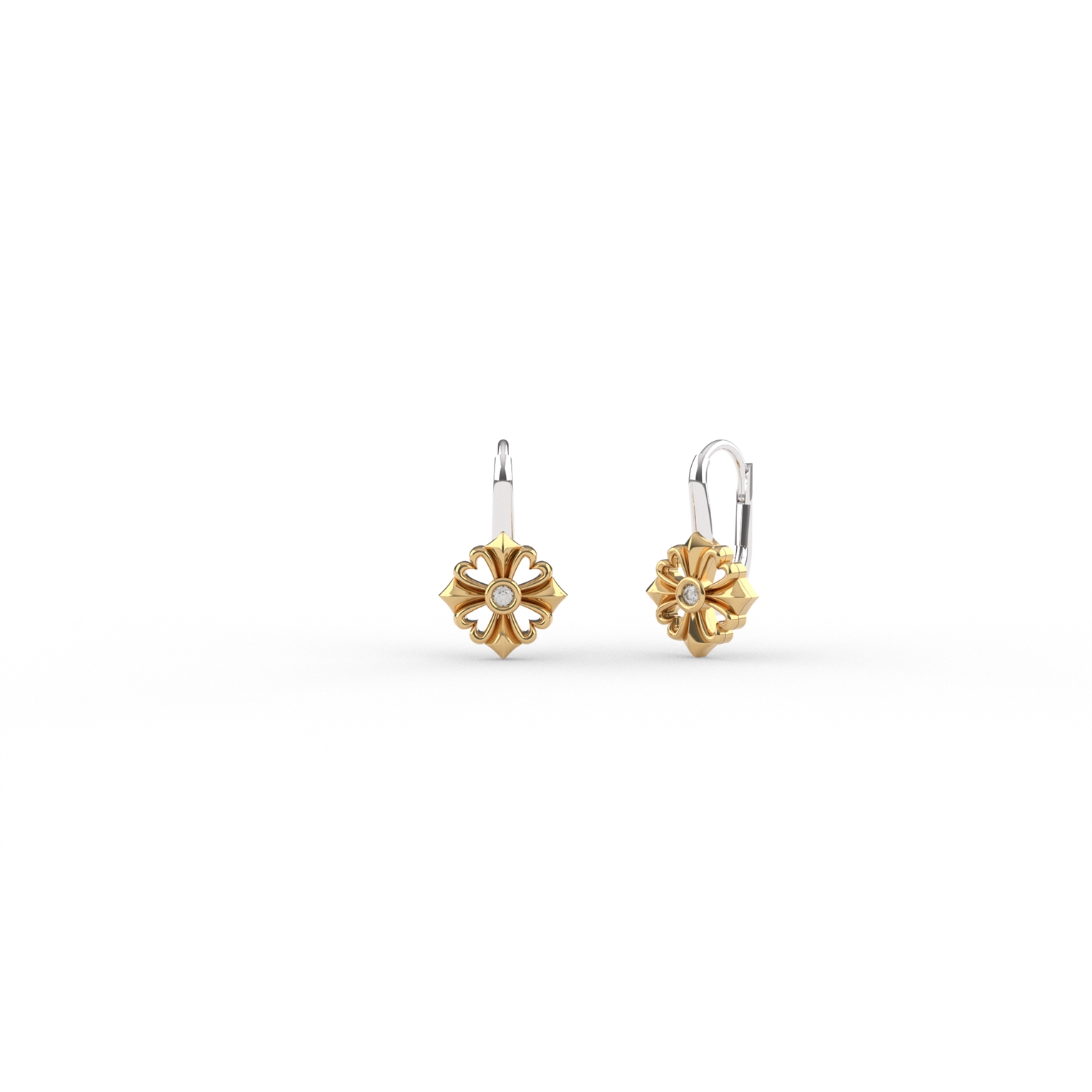 Boucles d'oreilles pour femme en argent 925, cubic zirconium, coeurs - 7997ZY - Ti Sento Milano