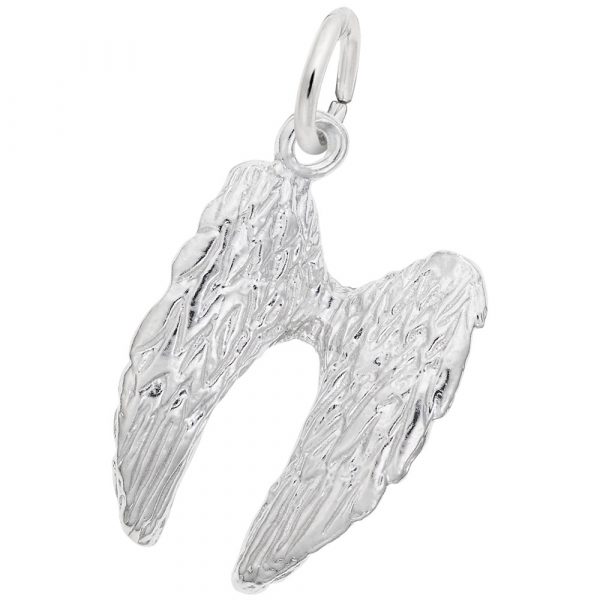 Pendentif en argent 925, ailes d'ange