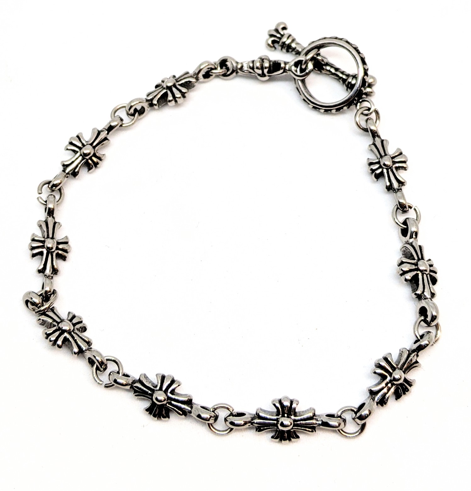Bracelet en stainless, croix