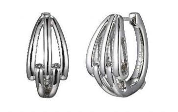 Boucles d'oreilles argent 925