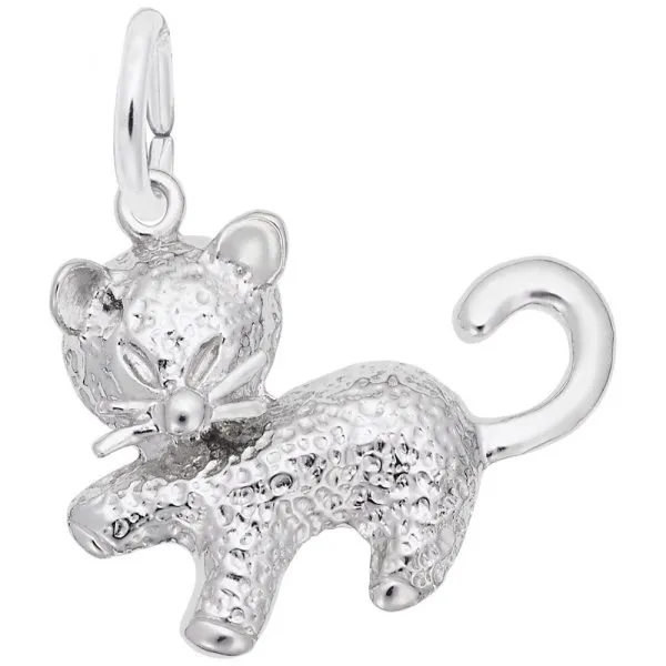 Pendentif en argent 925, chat - 10-0773-000 - Rembrandt Charms
