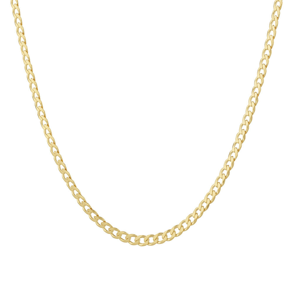Chaine en argent 925, gourmette - 925-GOURM60-20-G - Danny's silver
