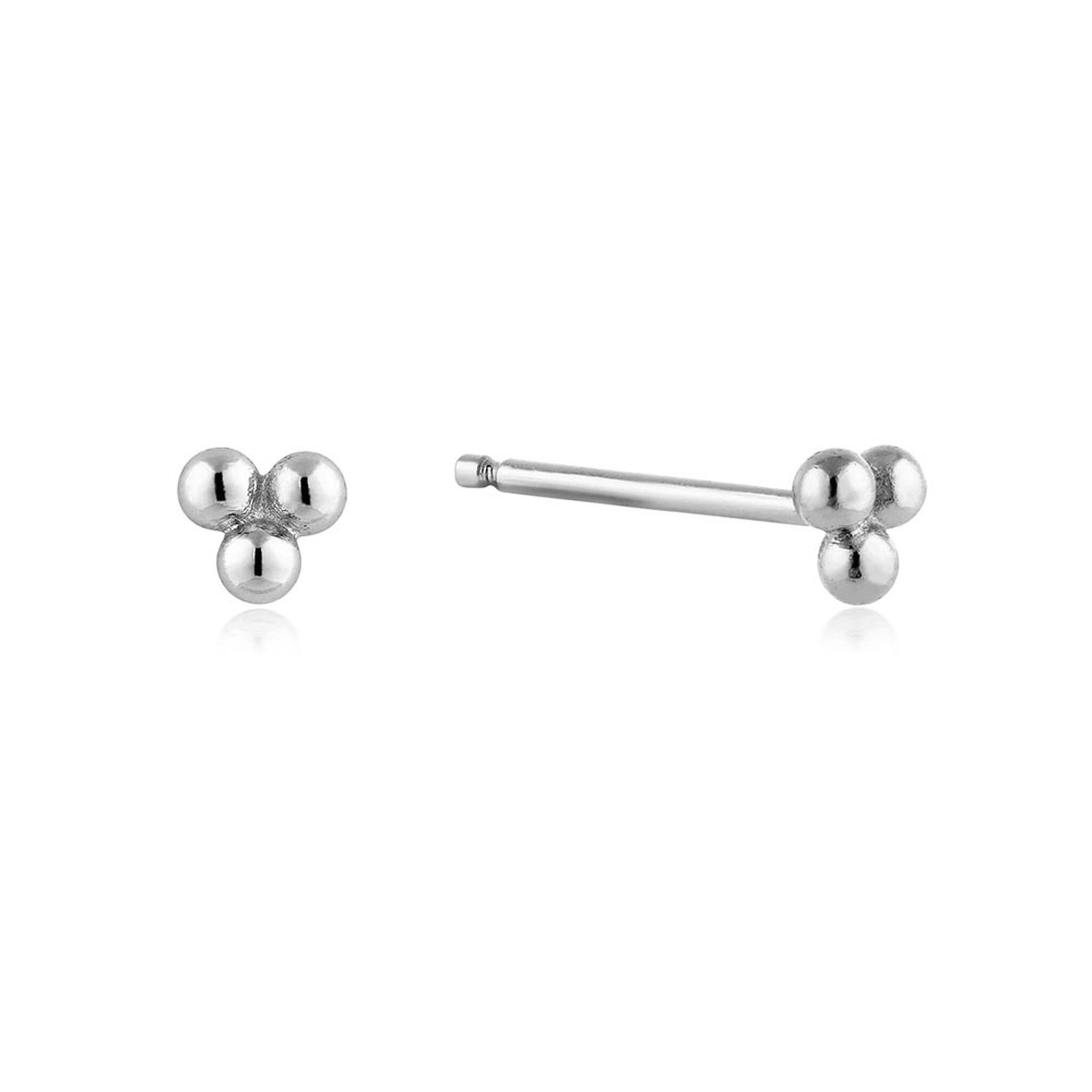 Boucles d'oreilles pour femme en argent 925, boules