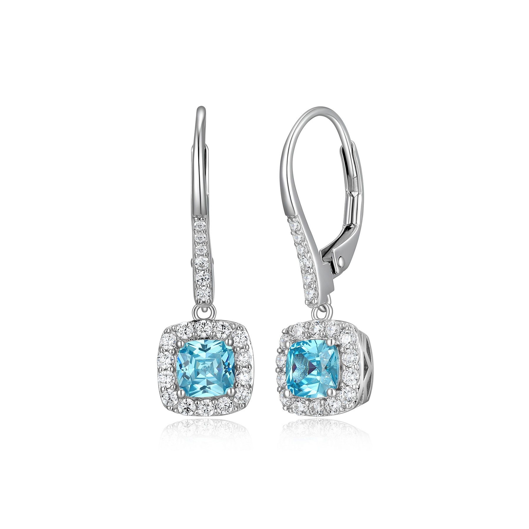 Boucles d'oreilles pour femme en argent 925, cubic zirconium - R2LCRP256G - ELLE