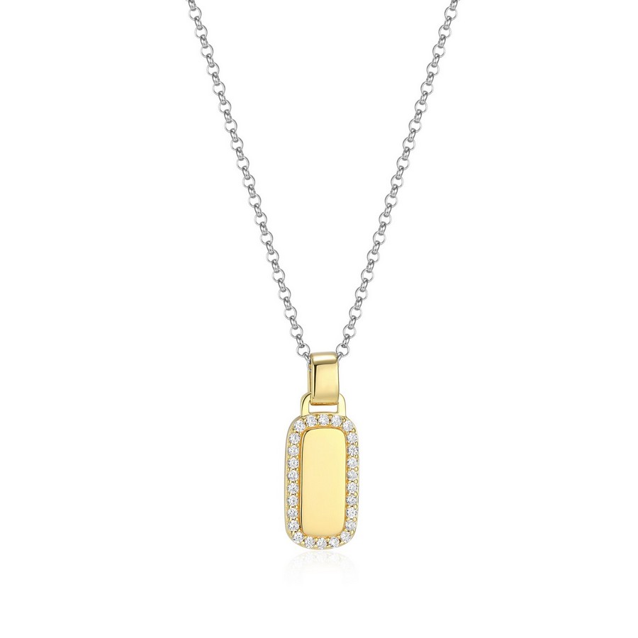 Pendentif pour femme en argent 925, cubic zirconium - R0LC009746 - ELLE