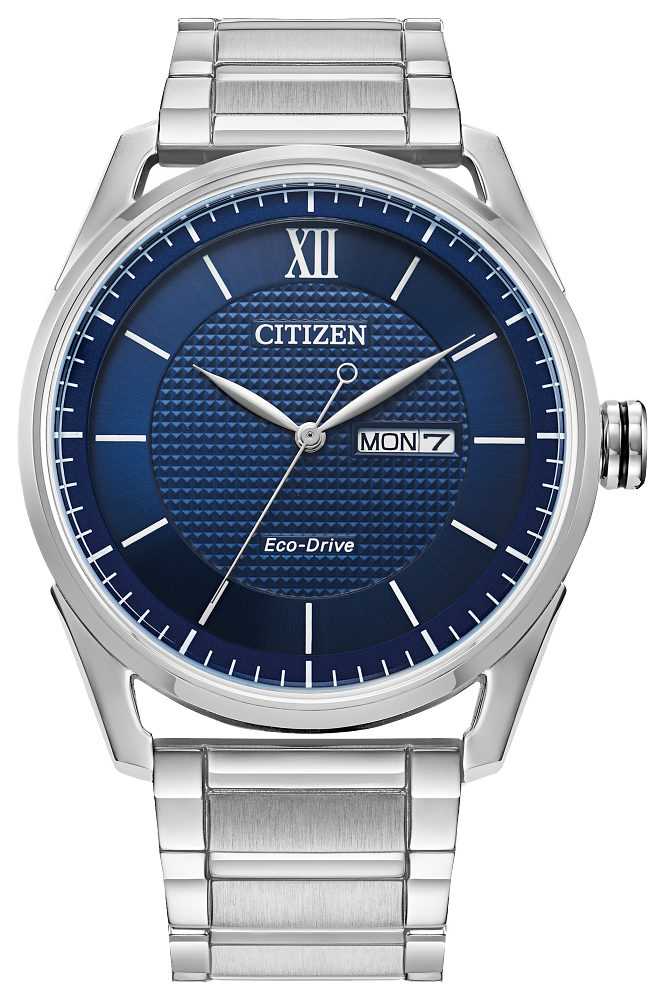 Montre pour homme en stainless, Eco-Drive, 10ATM - AW0081-54L - Citizen