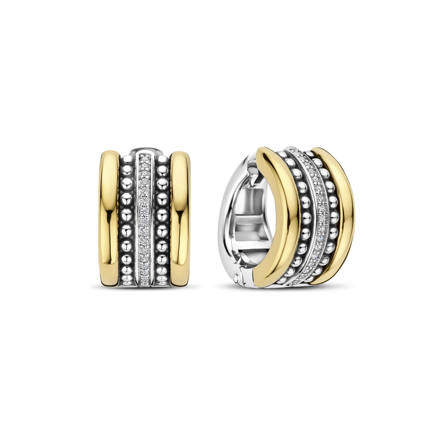 Boucles d'oreilles pour femme en argent 925, cubic zirconium - 78065ZY - Ti Sento Milano