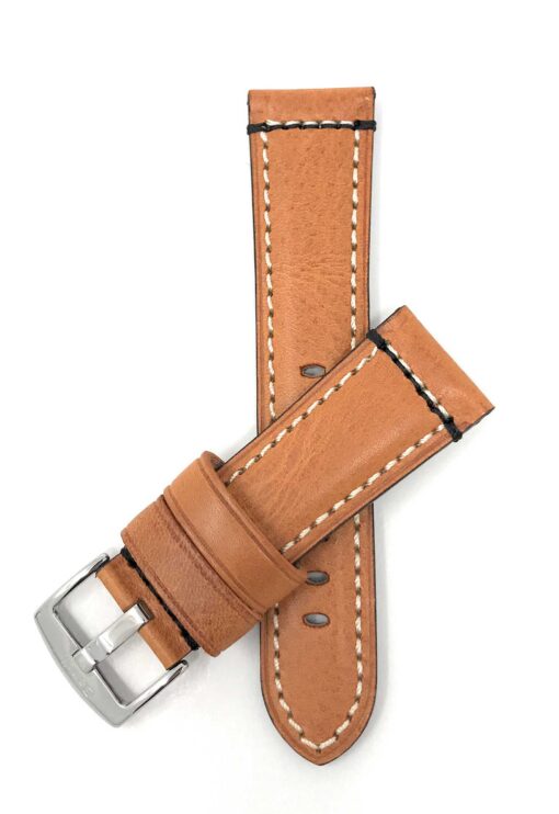 Bracelet de montre en cuir et stainless