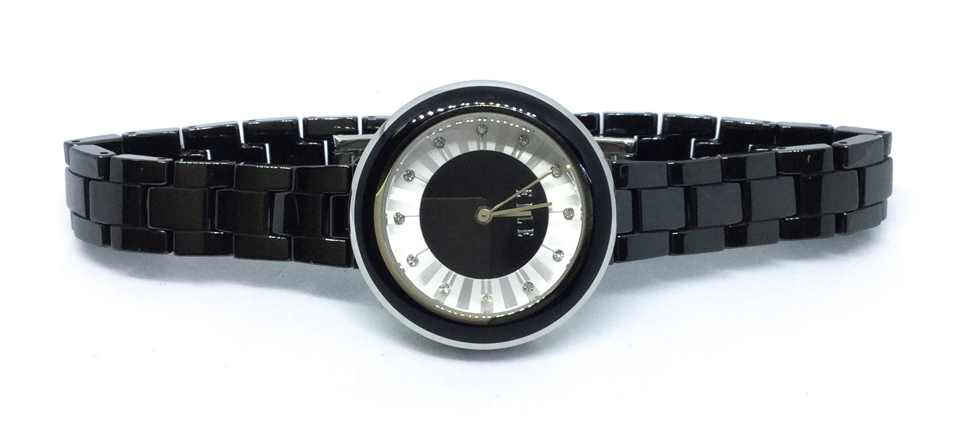 Montre femme, stainless, 12 pierres