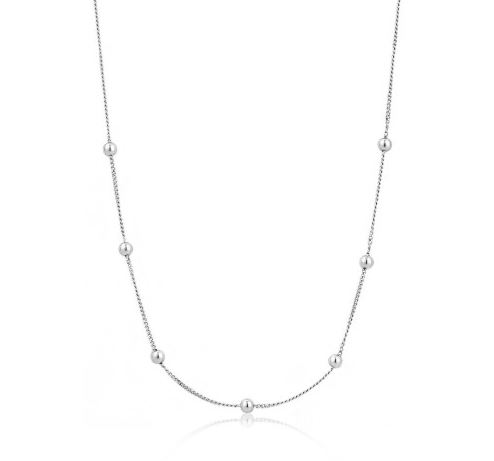 Collier pour femme en argent 925, boules
