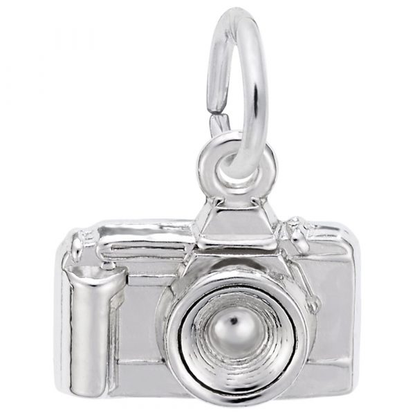 Pendentif en argent 925, appareil photo