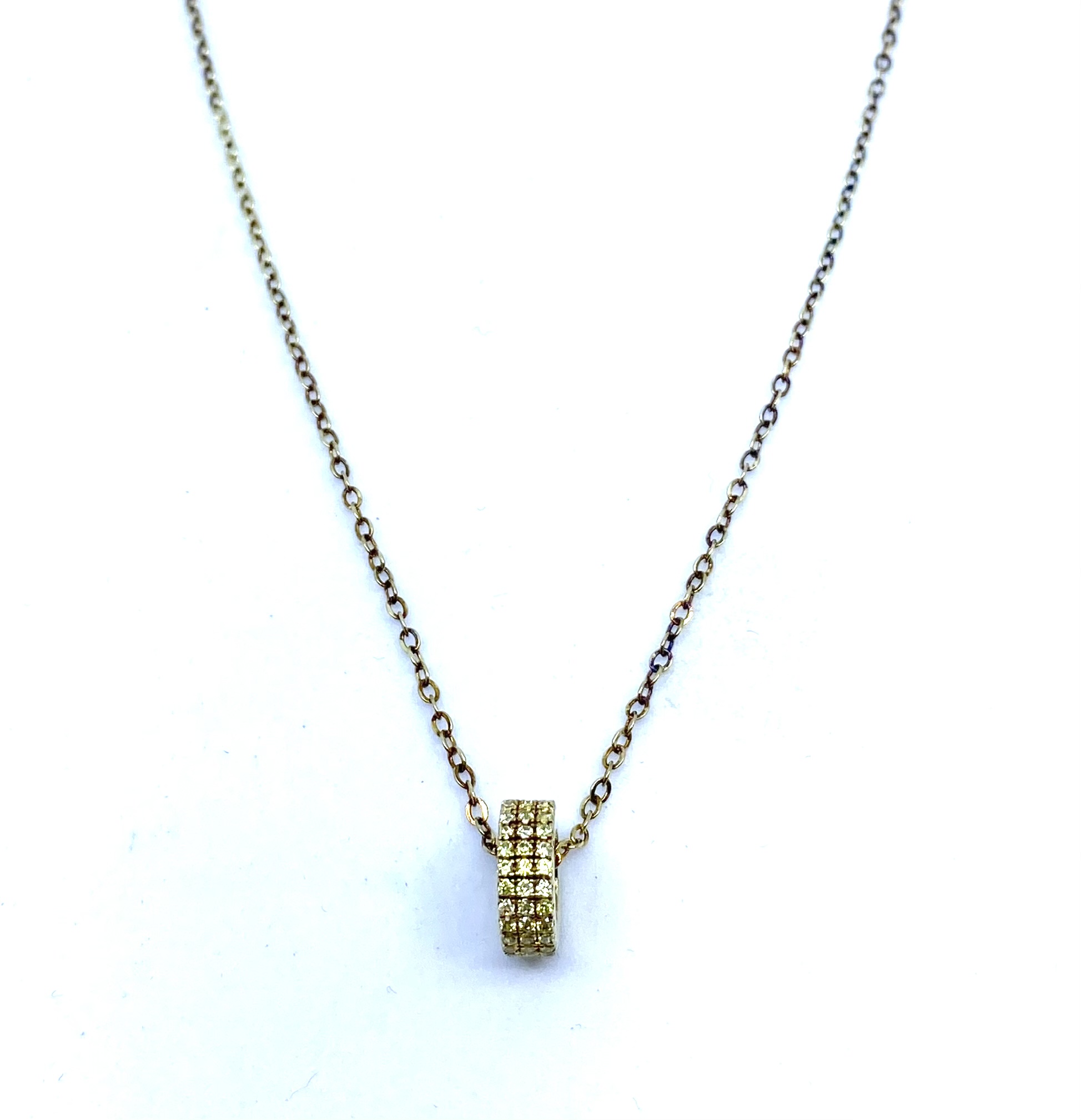 Pendentif pour femme en argent 925, zircons