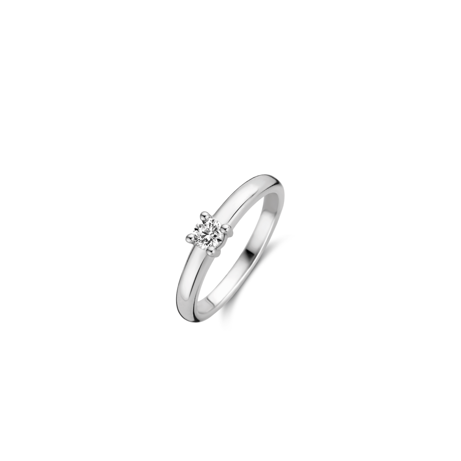 Bague argent 925, solitaire