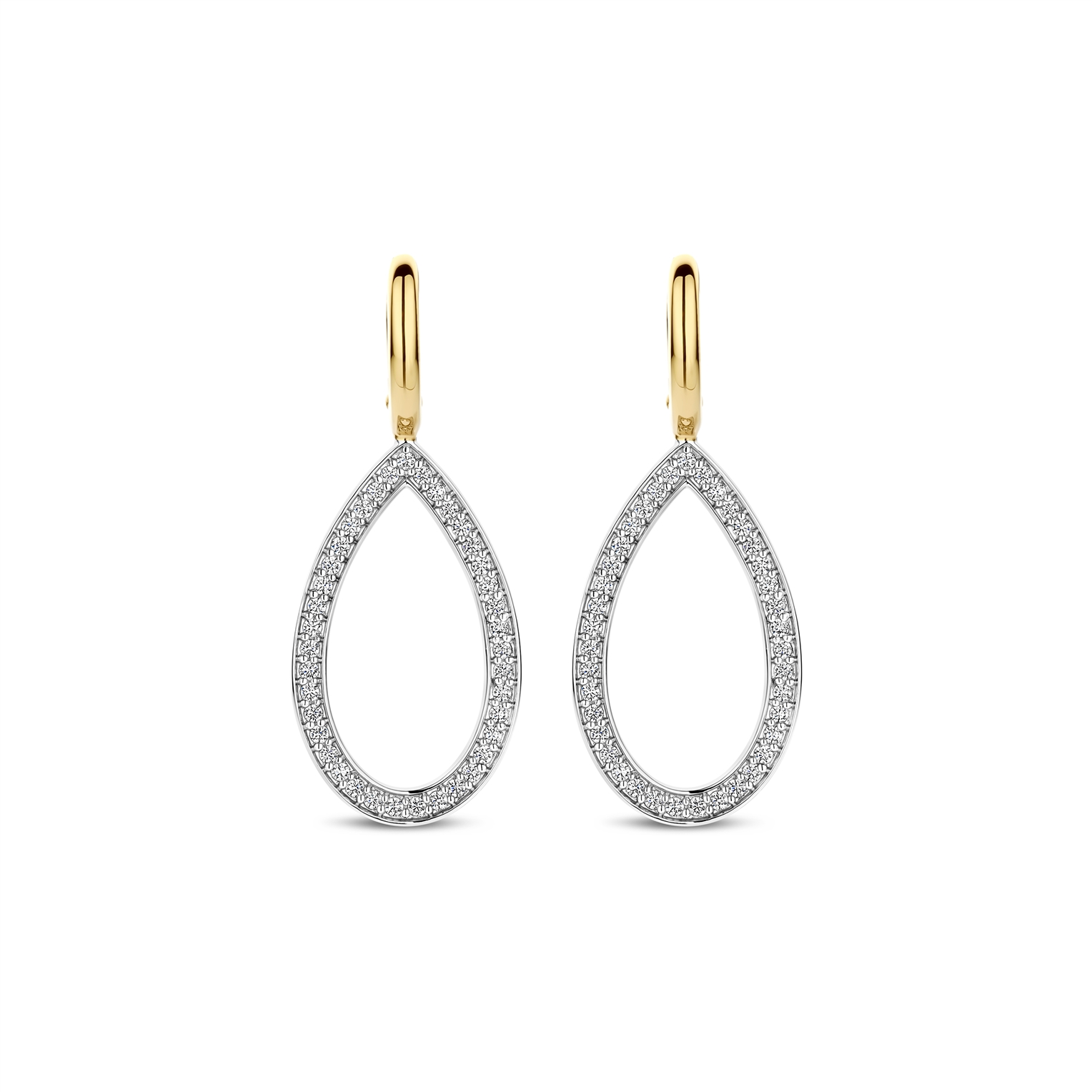 Boucles d'oreilles pour femme en argent 925, cubic zirconium - 78039ZY - Ti Sento Milano