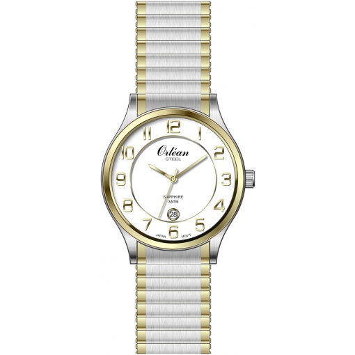 Montre stainless, bracelet stainless, verre saphir, 3ATM