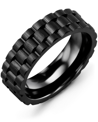 Bague pour homme en céramique