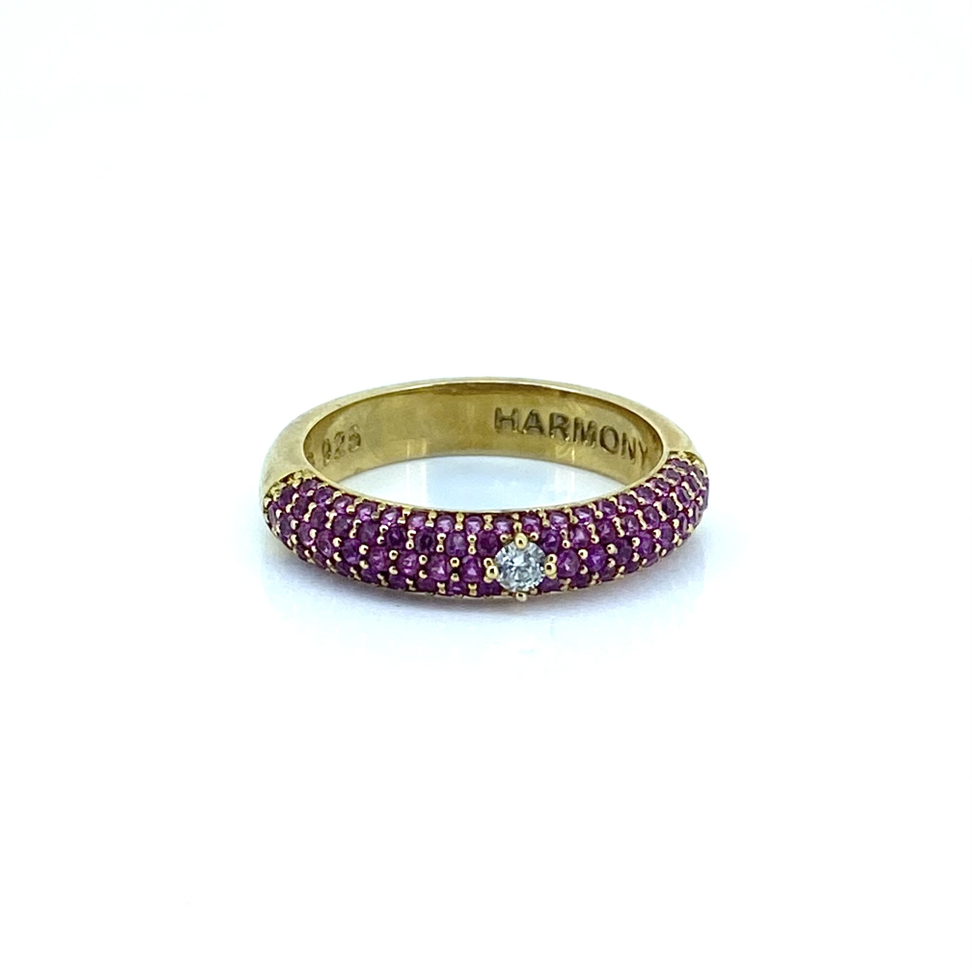Bague pour femme en argent 925, zircons
