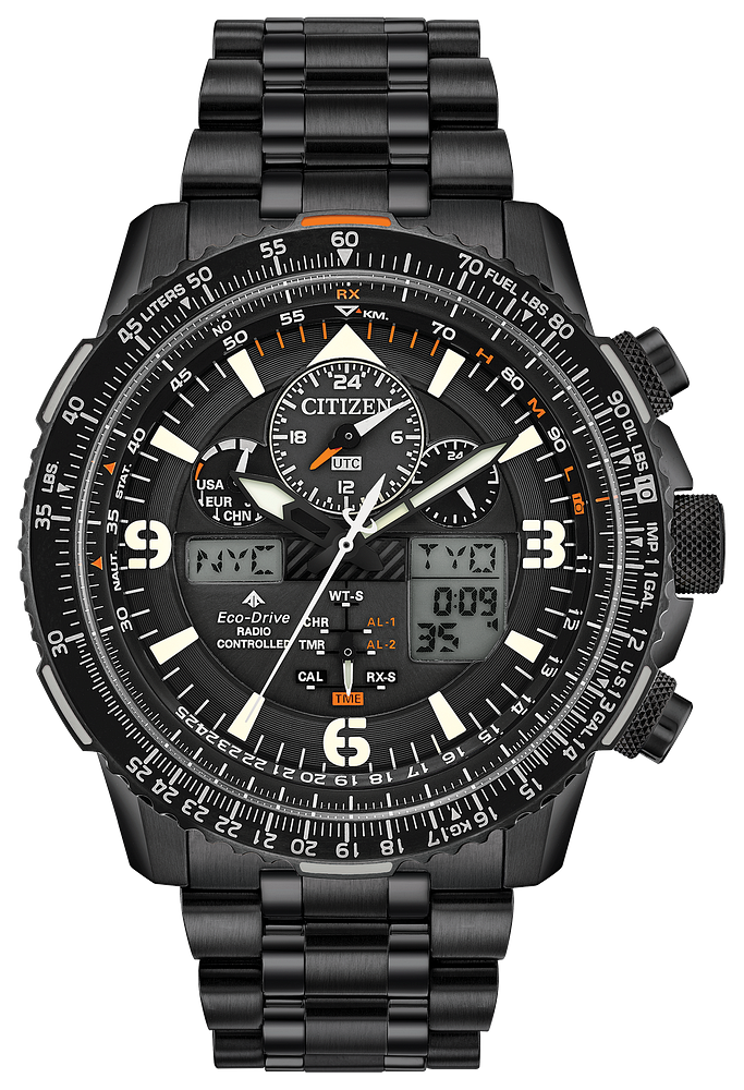 Montre pour homme en stainless, Eco-Drive, Atomique, verre saphir, 20ATM - JY8075-51E - Citizen