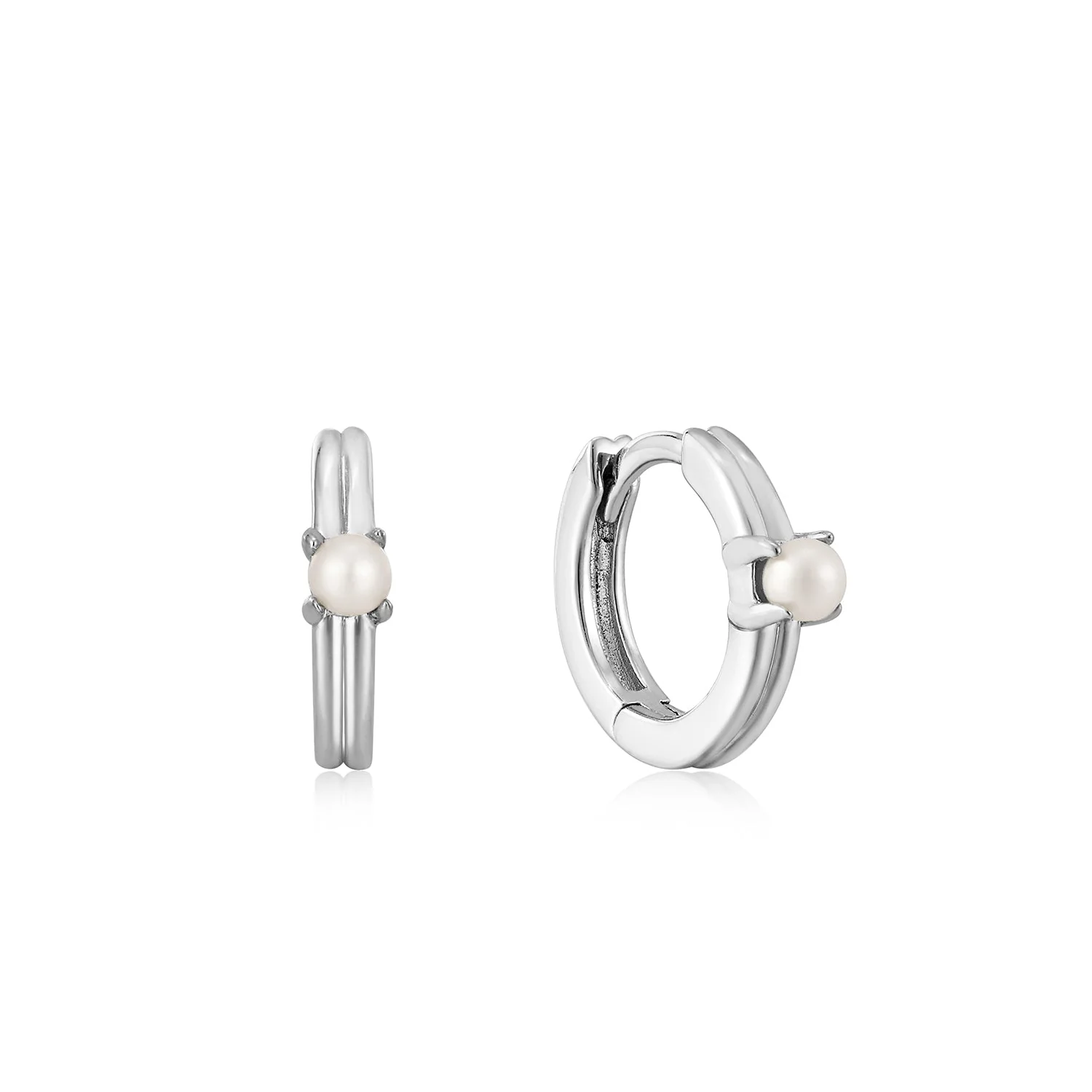 Boucles d'oreilles pour femme en argent 925, perles - E043-03H - Ania Haie