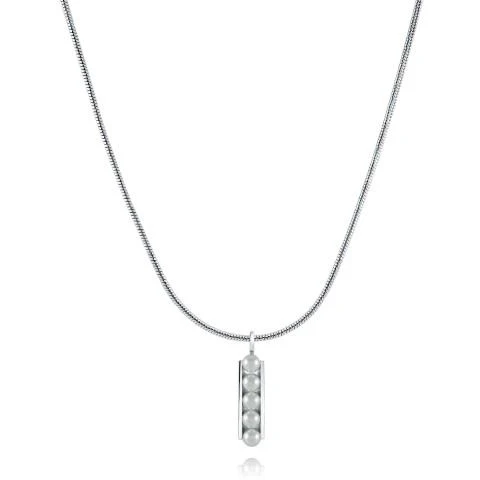 Pendentif pour femme en stainless, perles - SWP61 - Italgem