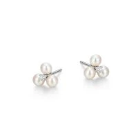 Boucles d'oreilles pour femme en argent 925, perles, cubic zirconium - R2ATDE9700 - Reign