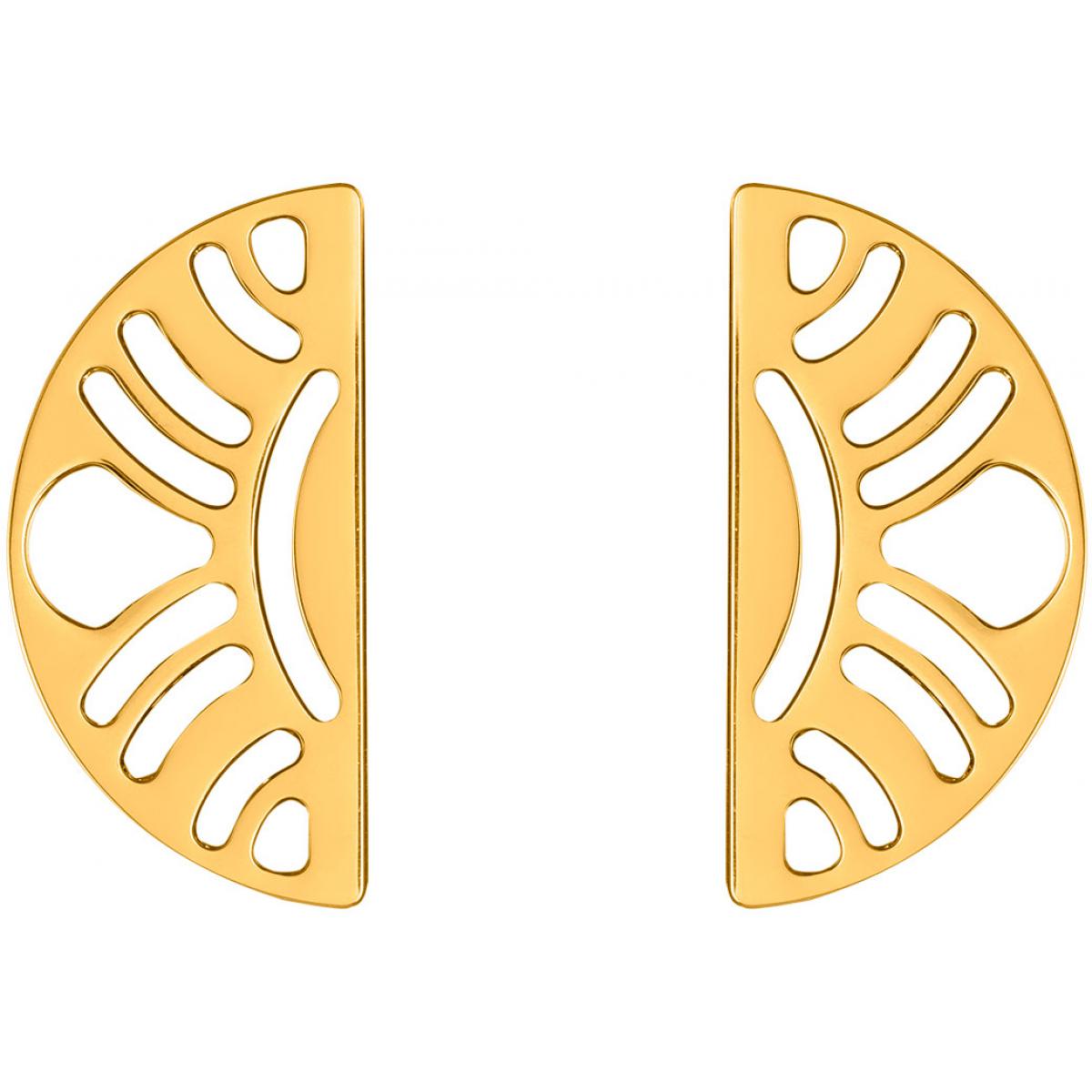 Boucles d'oreilles pour femme en brass, 30mm, poisson
