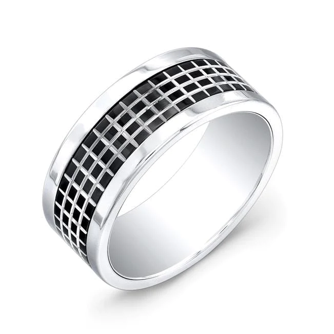 Bague anti-stress pour homme en stainless - SMR12-10 - Italgem