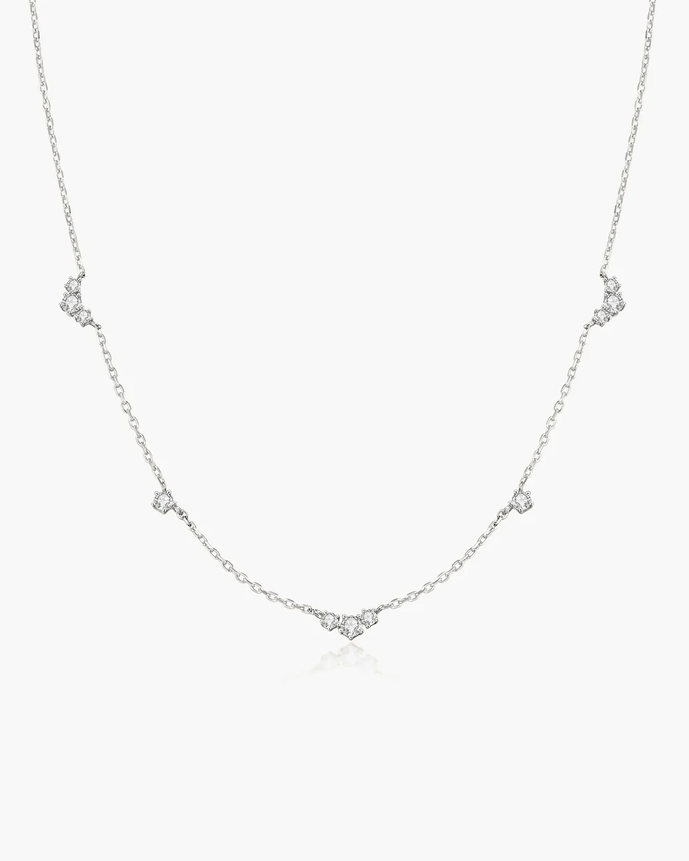 Collier pour femme en argent 925, cubic zirconium - N079-04H - Ania Haie