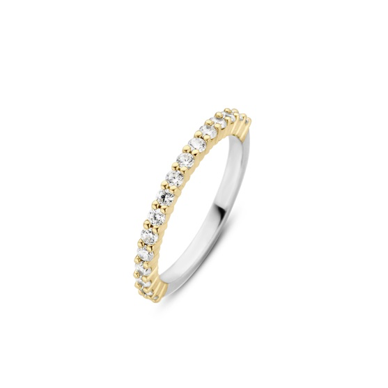 Bague argent 925, demie-éternité
