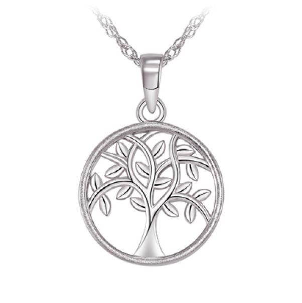 Pendantif pour femme en argent 925, arbre de vie