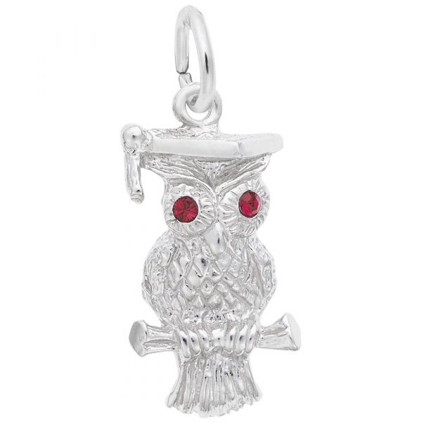 Pendentif en argent 925, hibou
