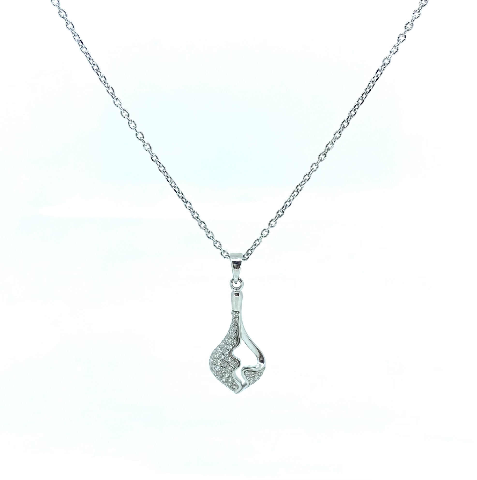 Pendentif pour femme en argent 925, cubic zirconium - PD413 - Divers