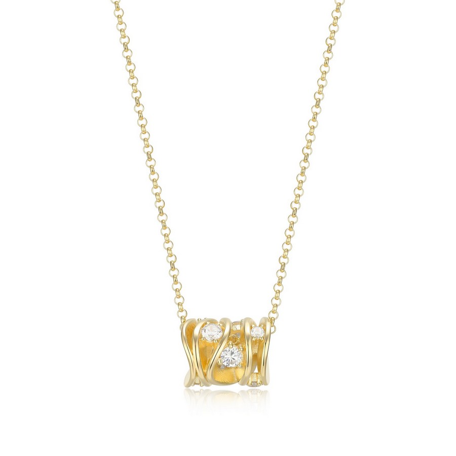 Pendentif pour femme en argent 925, cubic zirconium - 30LC0M0046 - ELLE