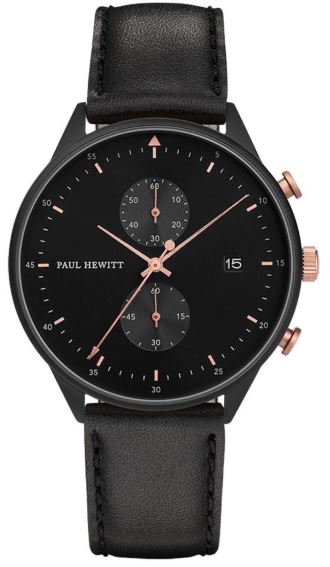 Montre pour homme en stainless stainless, bracelet de mèche, chrono, verre saphir, mouvement suisse, 5ATM