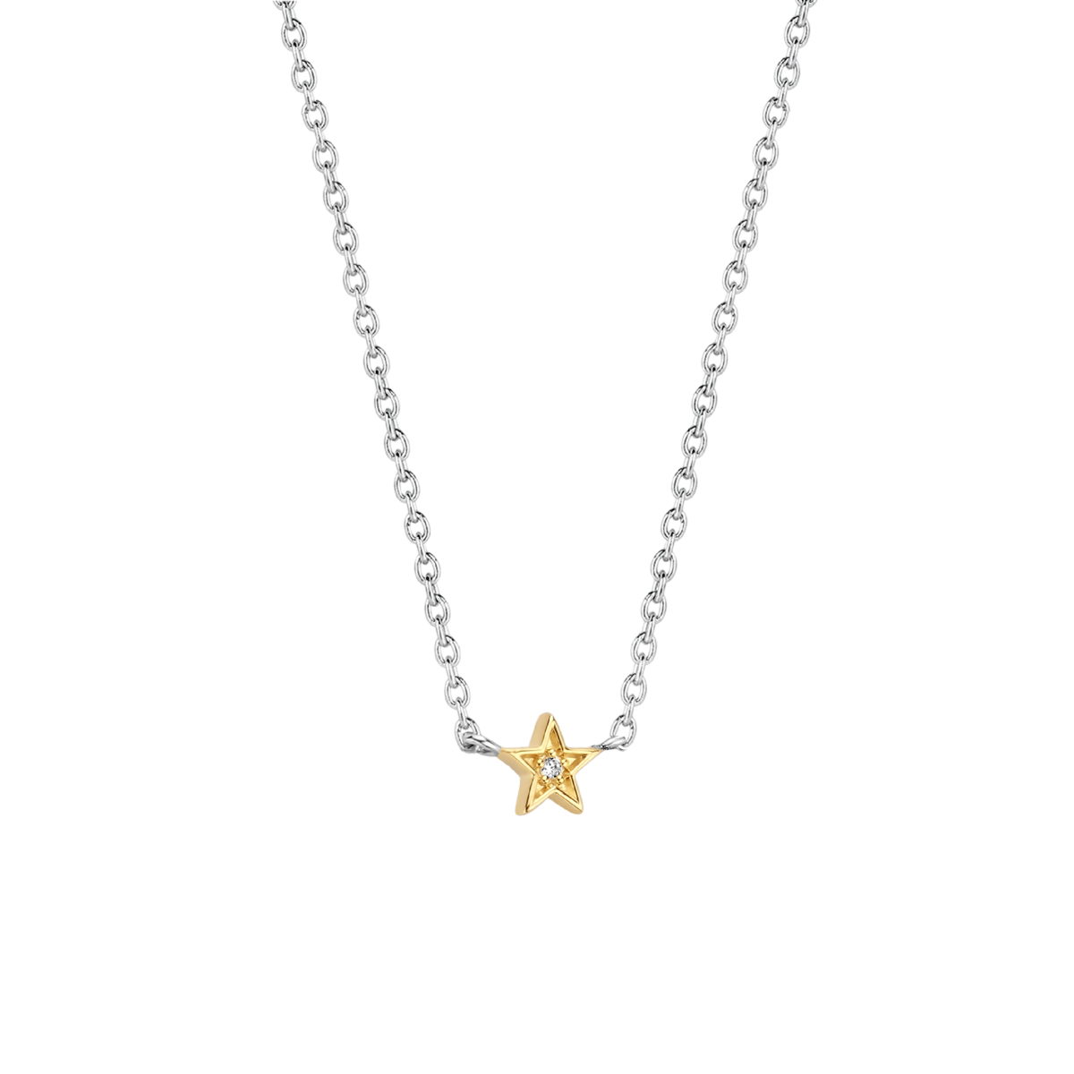 Pendentif pour femme en argent 925, étoile, zircon
