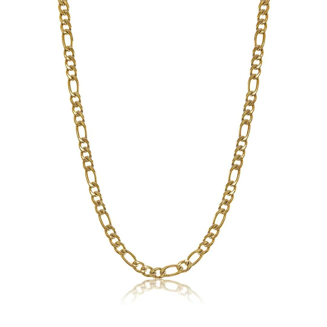 Chaine pour homme en stainless, figaro 9.5mm - SYN19 - Italgem