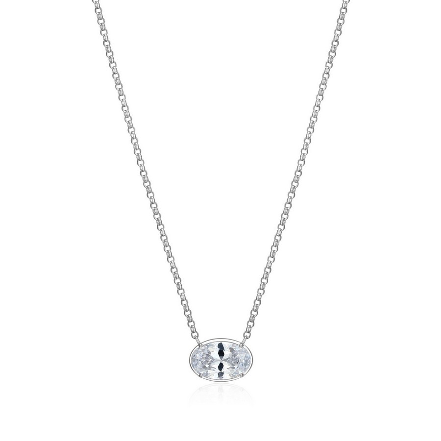 Pendentif pour femme en argent 925, cubic zirconium - R0LC1Y0046 - ELLE