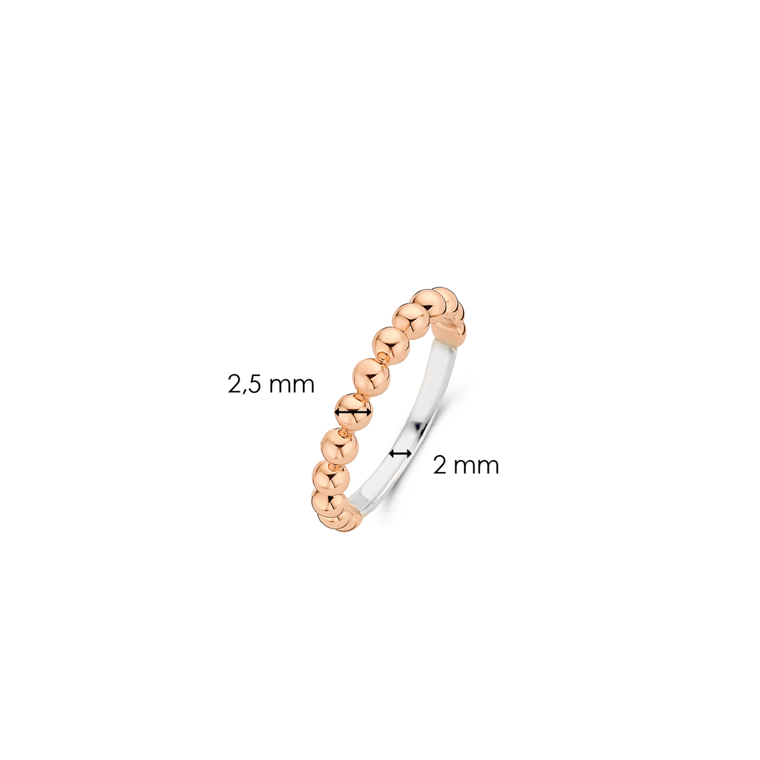 Bague argent 925, boules - 12181SR/54 - Ti Sento Milano