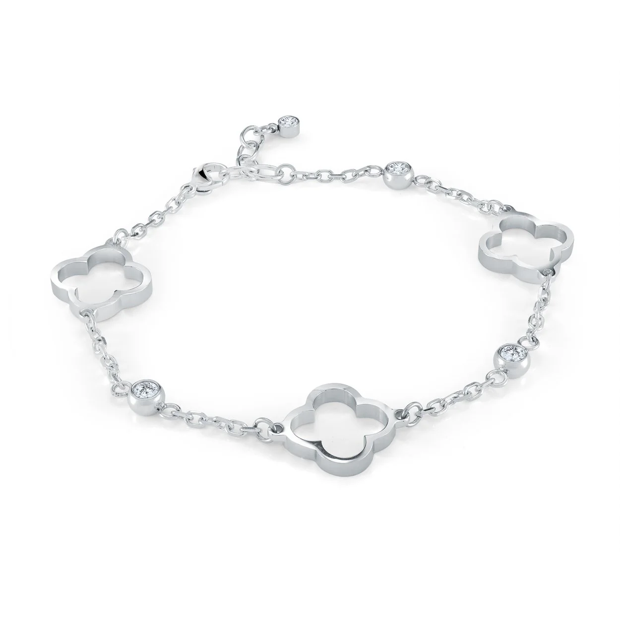 Bracelet pour femme en stainless, cubic zirconium - SWB200-SI - Italgem