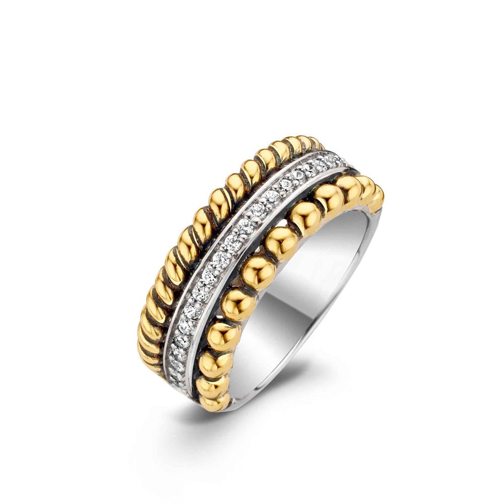 Bague argent 925, torsadé