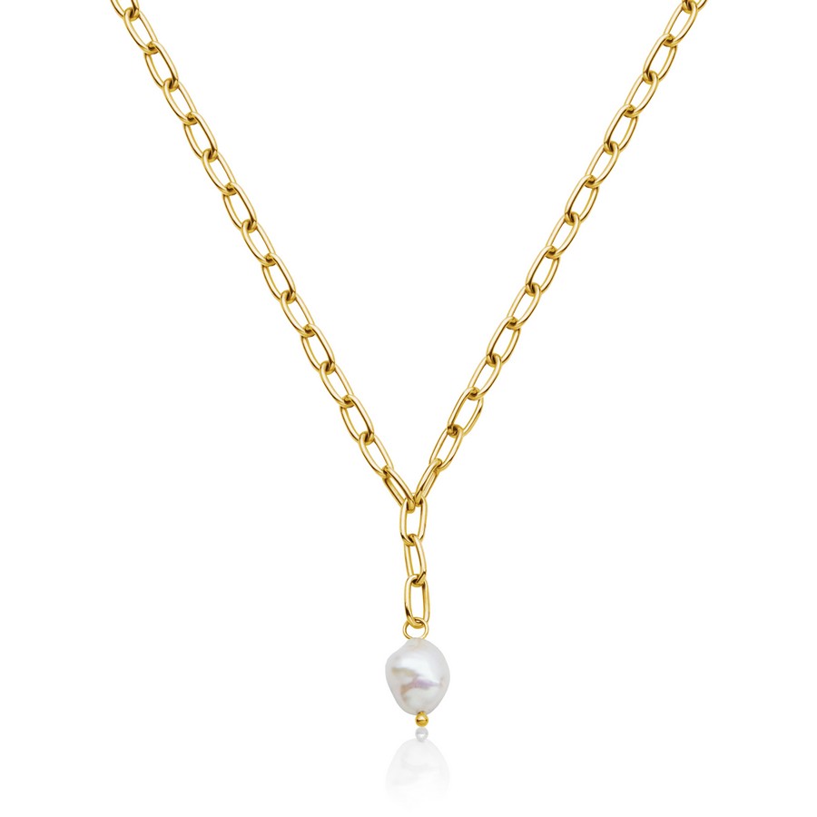 Pendentif pour femme en stainless, perle