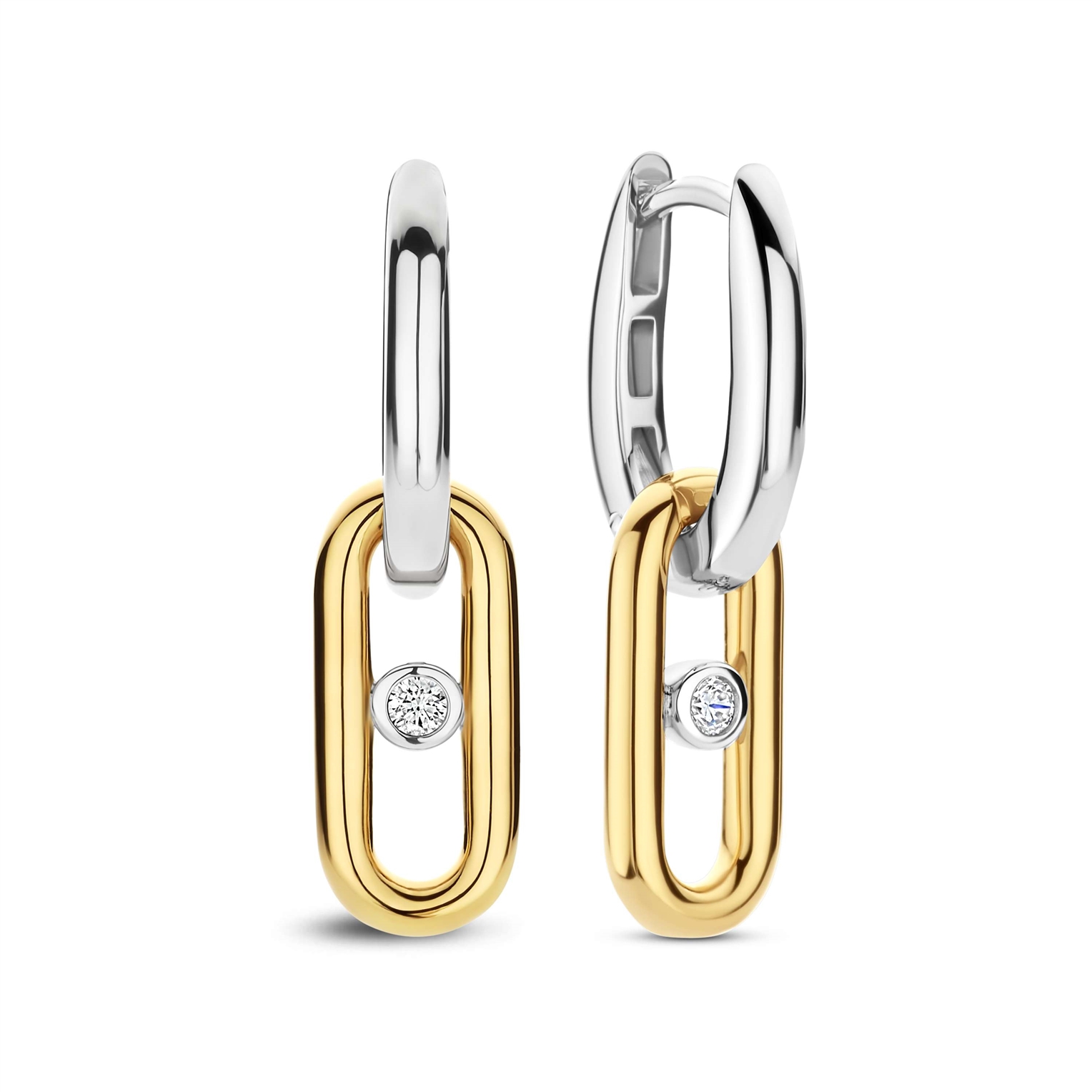 Boucles d'oreilles pour femme en argent 925, cubic zirconium - 78110ZY - Ti Sento Milano