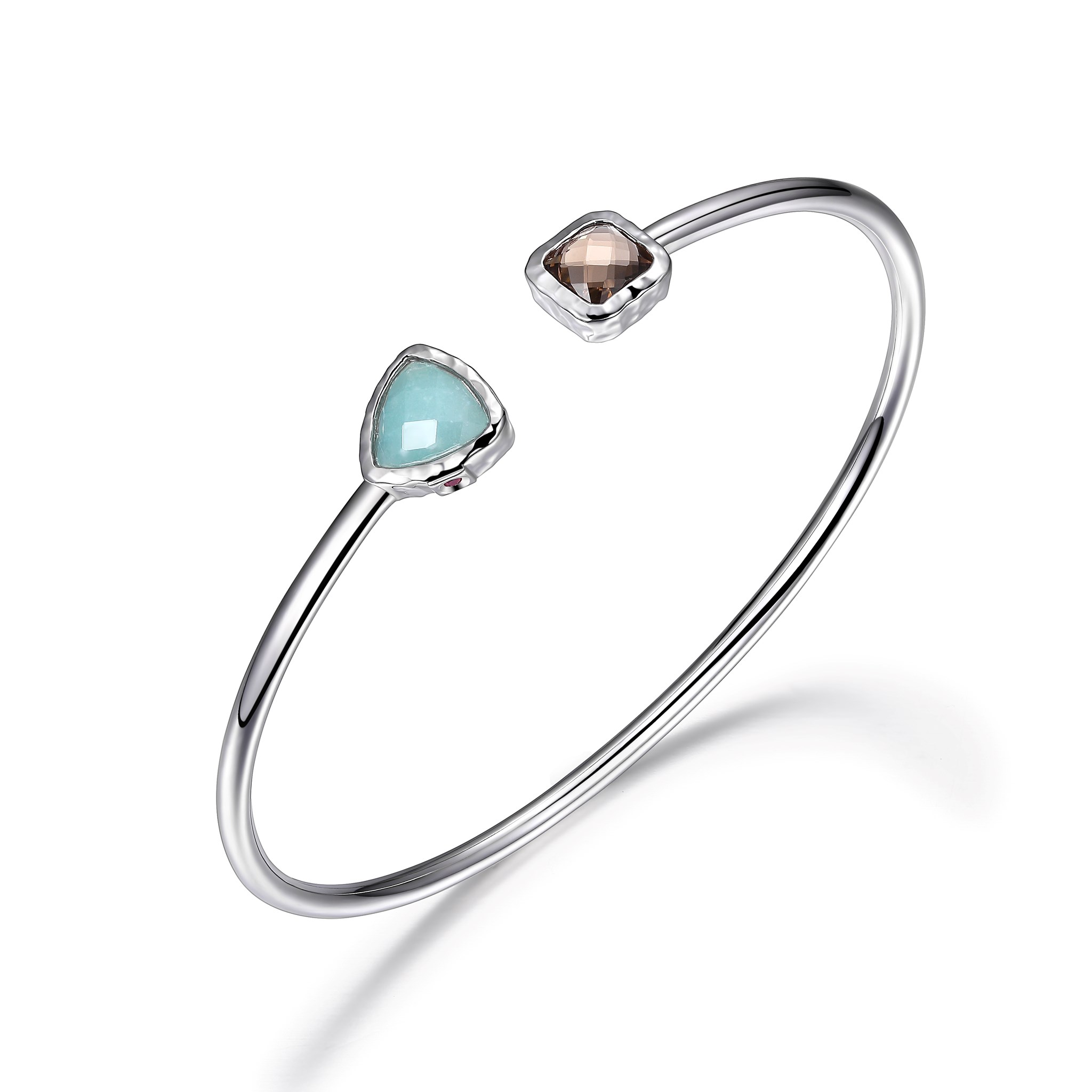 Bracelet argent 925, rigide, flexible