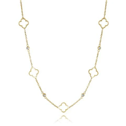 Collier pour femme en stainless, cubic zirconium - SWN80 - Italgem