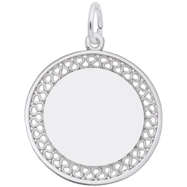 Pendentif en argent 925, médaillon