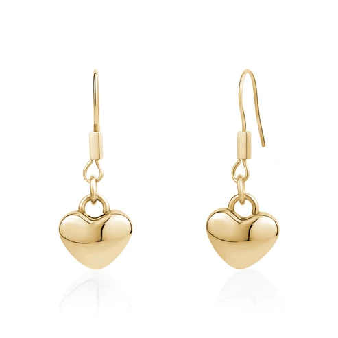 Boucles d'oreilles pour femme en stainless, coeurs - ZW-E15-G - Arezzo
