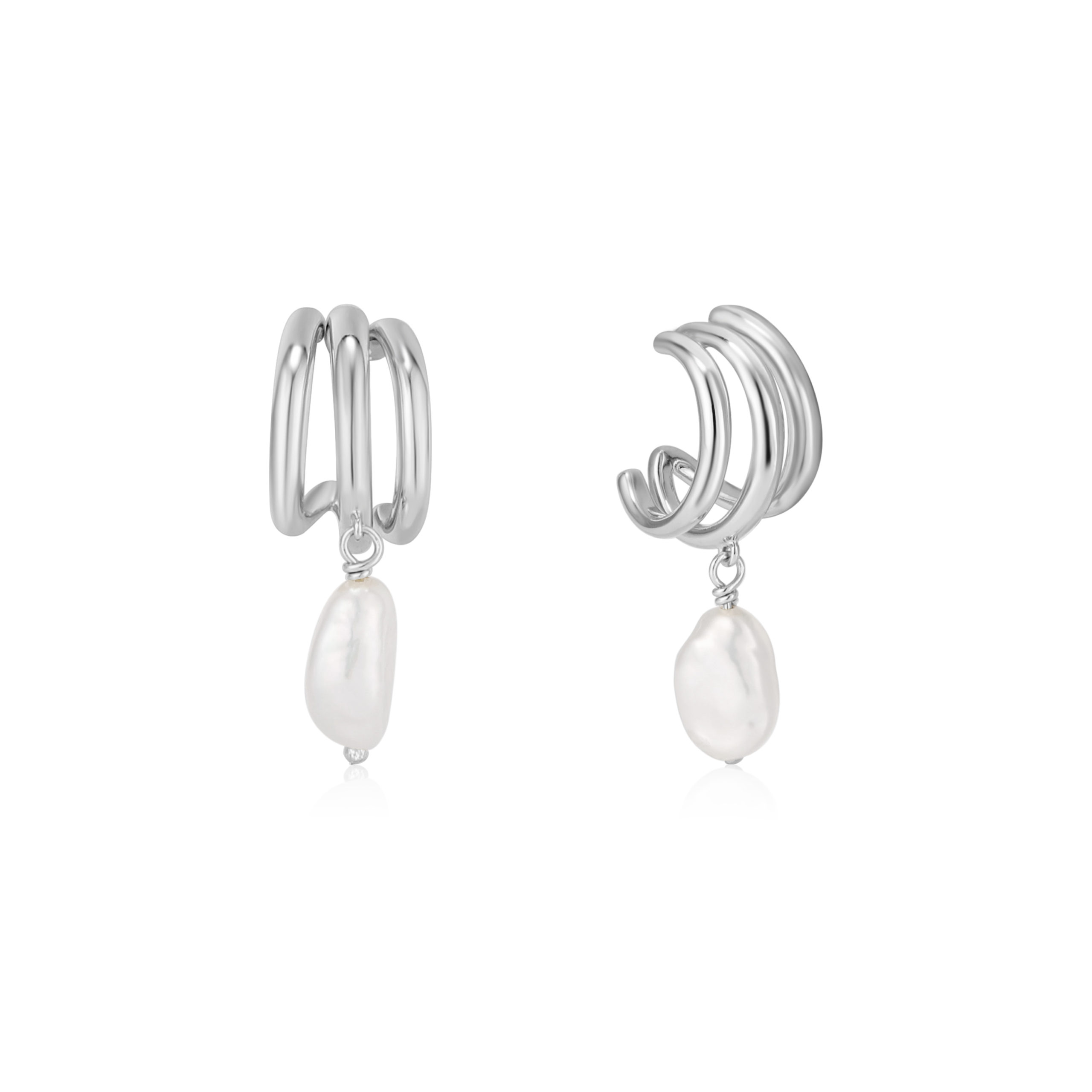 Boucles d'oreilles argent 925, perle