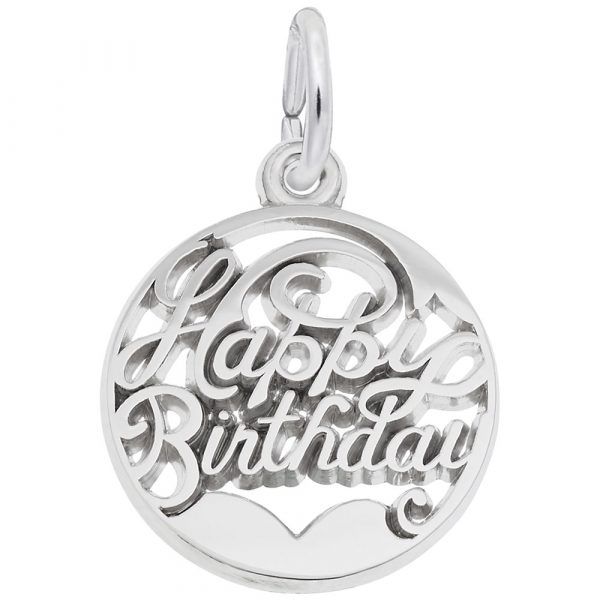 Pendentif en argent 925, bonne fête